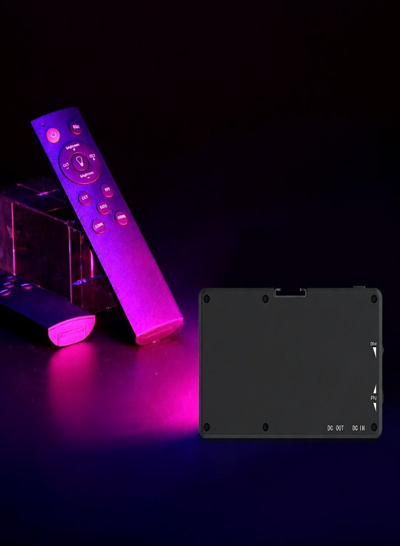  COLBOR COLBOR PL8R Pocket RGB Video Light 2700K-6500K Photography LED Fill Light Panel Dimmable 37 Scene Lighting Effects Built-in Battery with Cold Shoe Mount Magetic Backside APP Control - Image 5